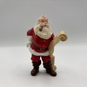 Vintage Hallmark Keepsake Ornament Dated 1998 Nick’s Wish List Handcrafted